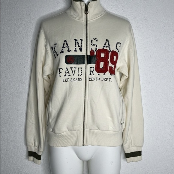 Lee Other - Lee Cream and Red Lightweight Jacket